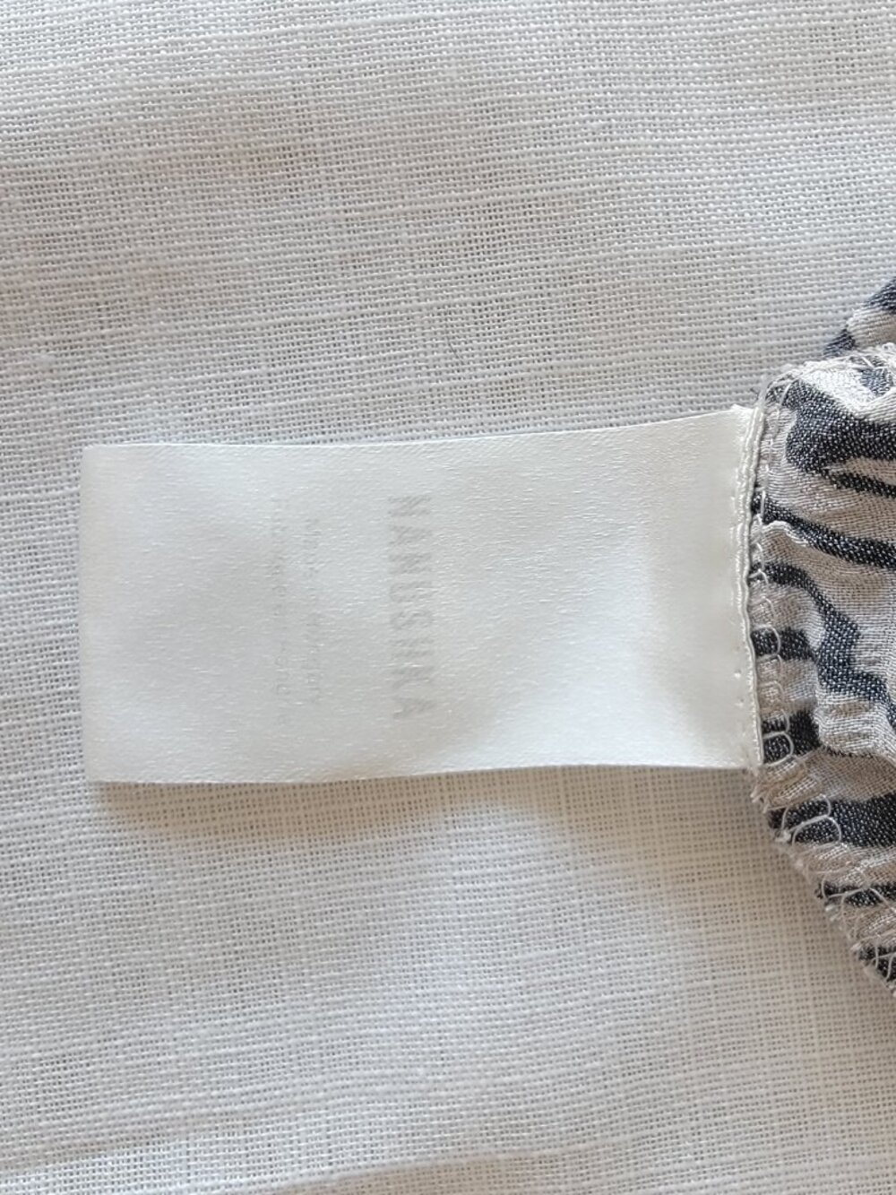 Nanushka Hierro Zebra Print Mini Dress XS Batwing Dolman Sleeve Artsy Tunic - Picture 13 of 14